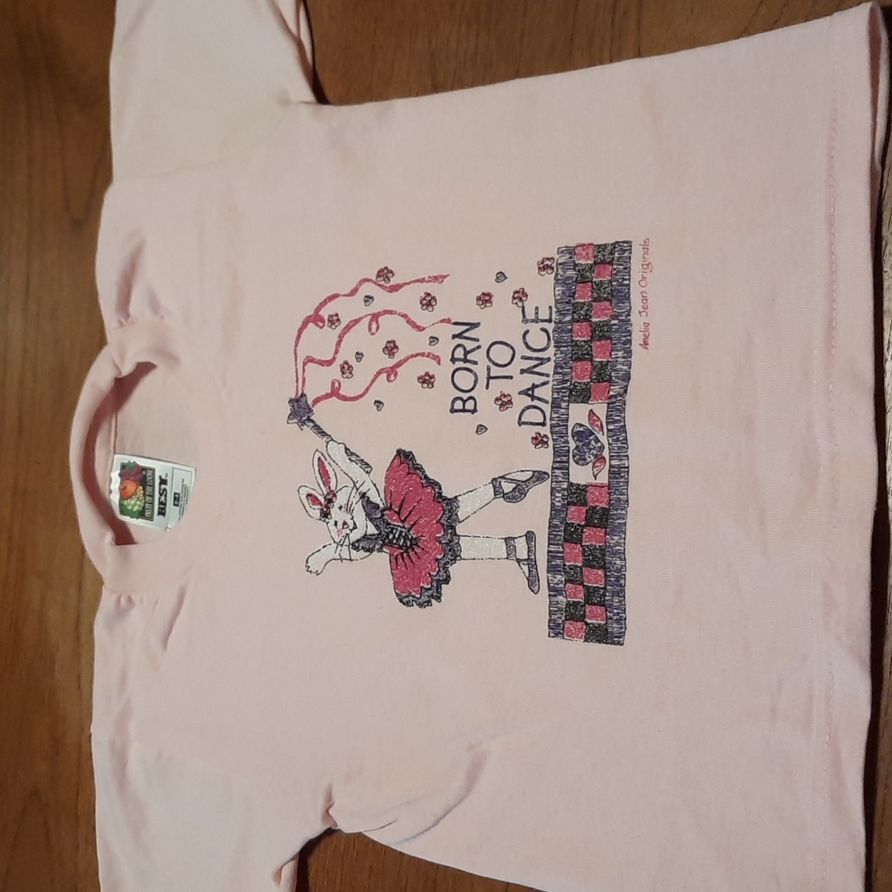 "Born to Dance" t-shirt short-sleeved